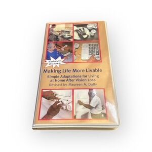 Making Life More Livable Audiobook Cassette Vision Loss Adaptations Maureen
